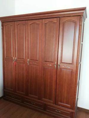 柚木實木臥室家具出售 衣櫥、床等優質閑置