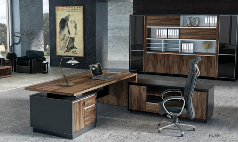 辦公與生活家具的多樣化選擇 從板式大班臺(tái)到實(shí)木衣柜