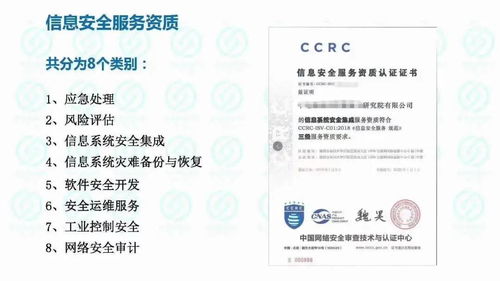 CCRC信息安全服務資質(zhì)認證 信息系統(tǒng)集成服務企業(yè)的關鍵資質(zhì)